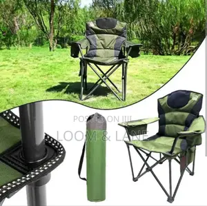 Campmaster Expedition Deluxe Camping Chair With Side Pocket