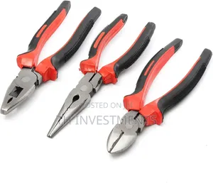 3pcs 8inch Inch Heavy Duty Long Nose Combination Cutter Plier