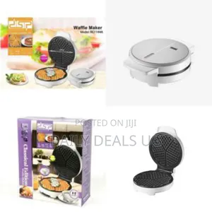 DSP Heart-Shaped Mini Waffle Maker - Multicolor