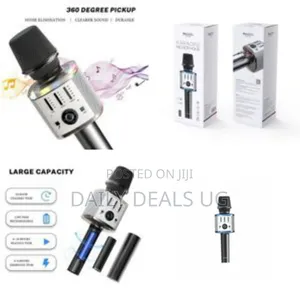 Portable Wireless Karaoke Microphone - Multicolor