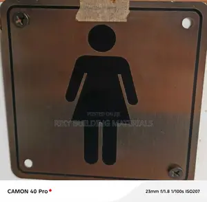Signage For Washroom