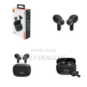 JBL True Wireless Earbuds With Charging Case - Black