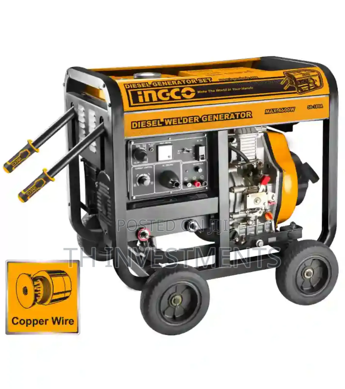 5.8kva / 4.6kw Ingco Diesel Welder Generator (Gdw65001)