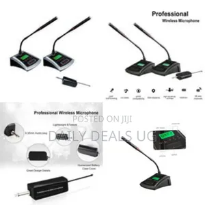 Uhf Professional Wireless Conference Microphone System - Multicolor