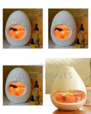 2-in-1 Himalayan Salt Lamp and Ultrasonic Aroma Diffuser