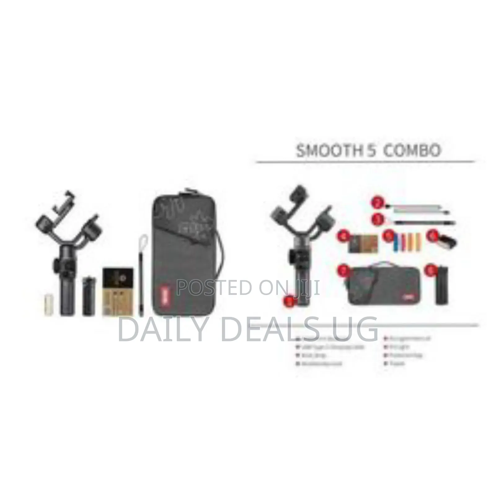 Professional Smartphone Gimbal Stabilizer Kit - Multicolor