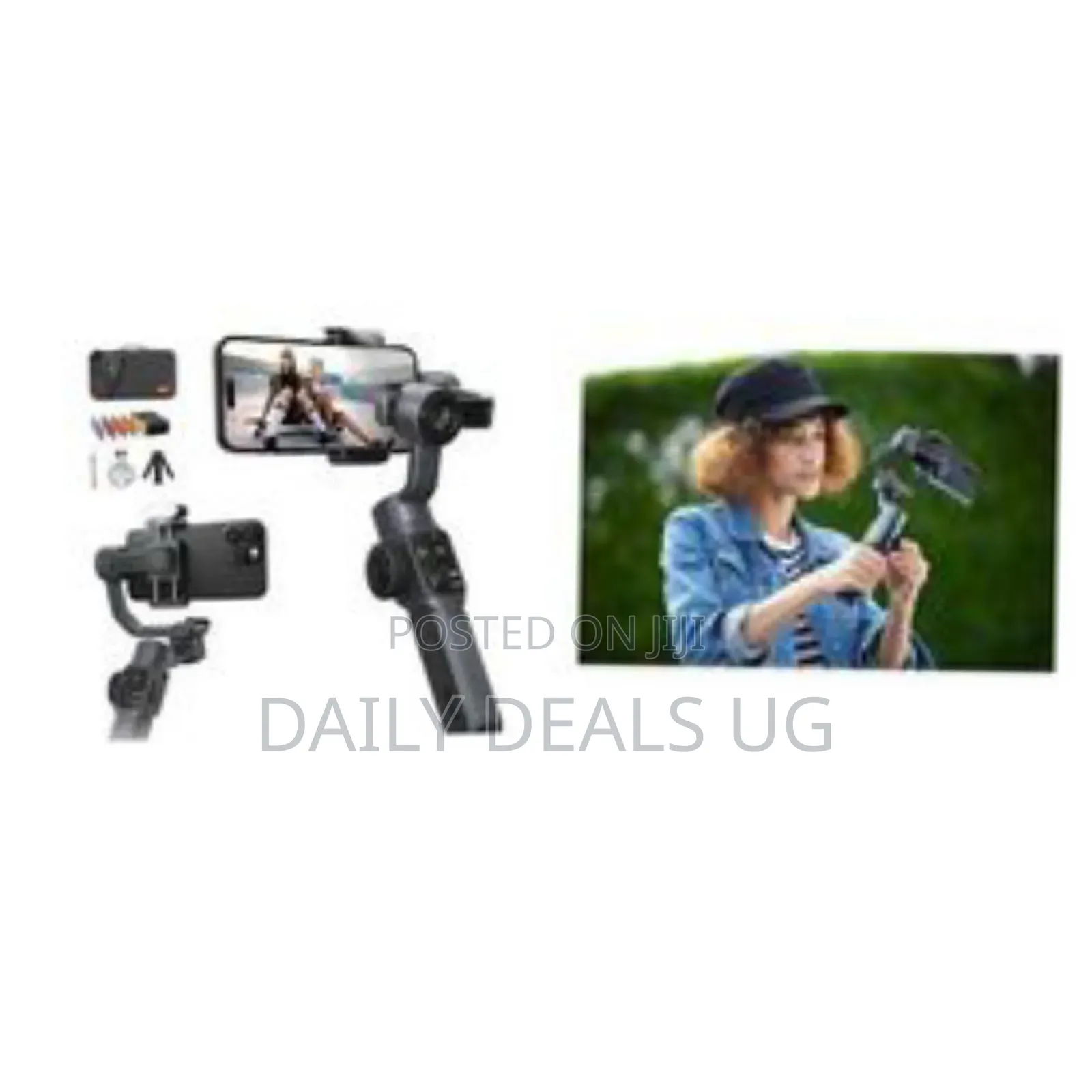 Professional Smartphone Gimbal Stabilizer Kit - Multicolor