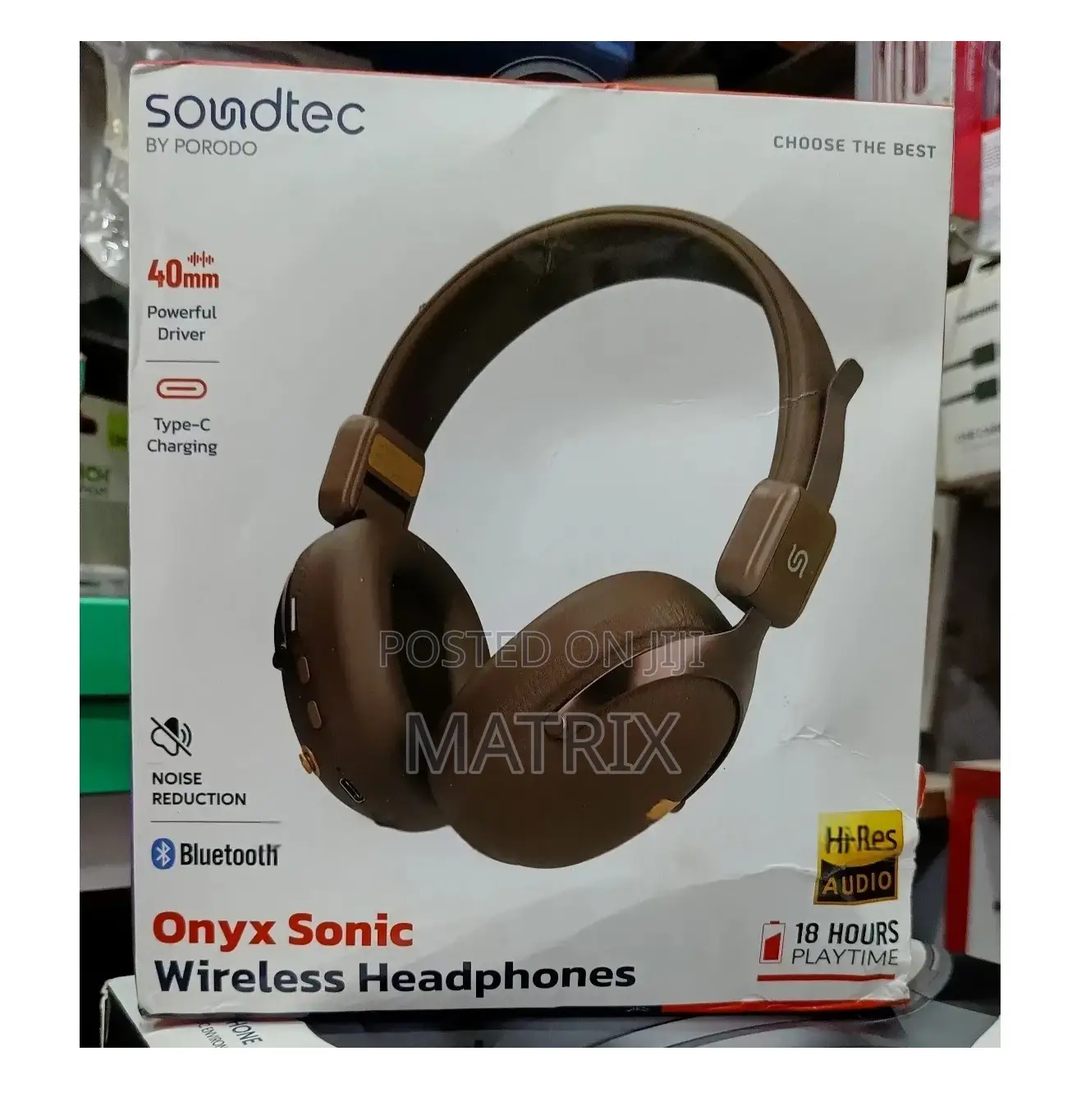 Onyx Sonic Wireless Headphones Bluetooth Soundtec Headphones