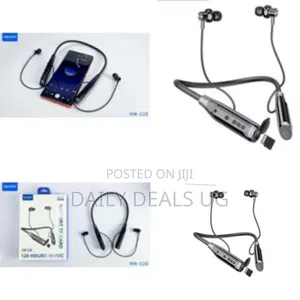 Hainoteko Hn-120 Wireless Neckband Headset With Tf Card Support