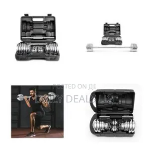 Adjustable Dumbbell and Barbell Set