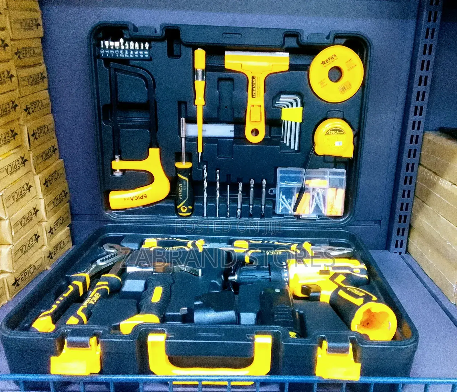 68pcs Construction Tool Box