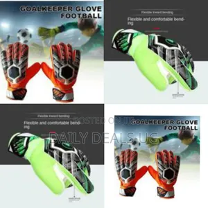 High-Performance Goalkeeper Gloves for Football - Multicolor