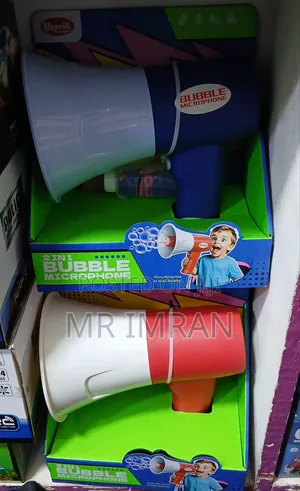 2in1 Bubble Microphone, Sing, Speak Sparkle With Bubbles