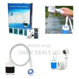 Portable Outdoor Shower Pet Washer With Integrated Brush Head