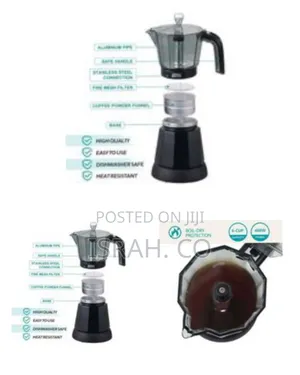 Winning Star 6-Cup Electric Moka Pot, 300ml