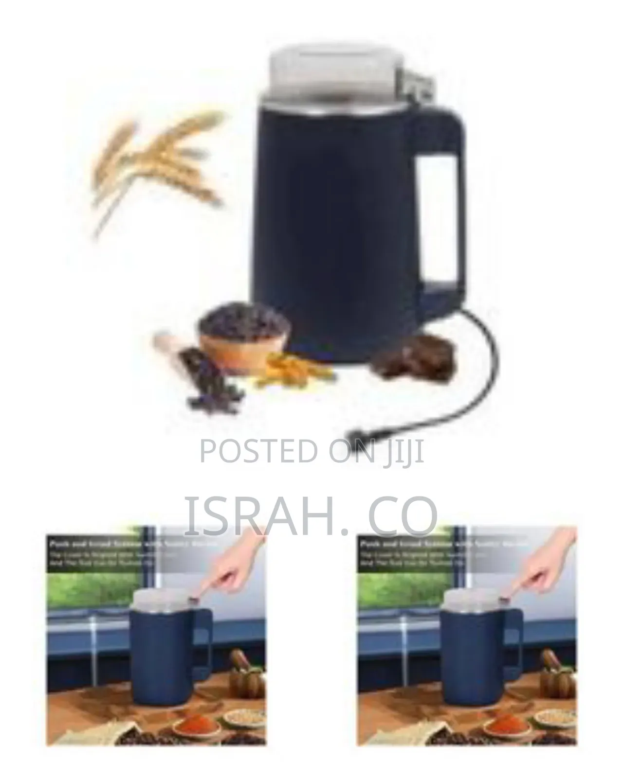 Powerful Electric Grain, Spice, and Coffee Grinder, 500ml