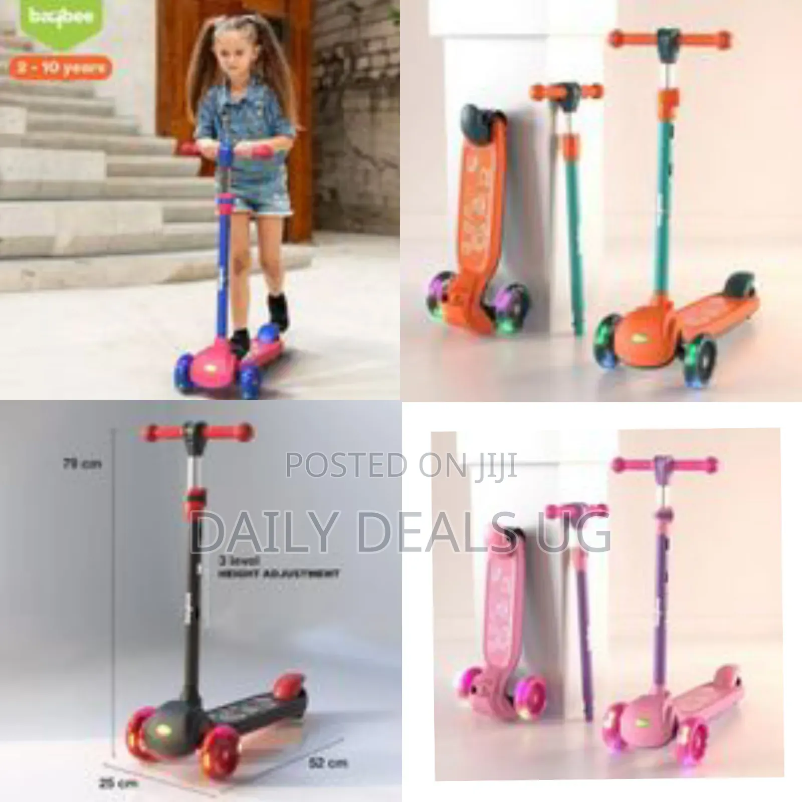 3-Wheel Kids' Scooter
