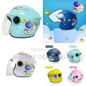 Kids' Open-face Motorcycle Scooter Helmet Collection - Multicolor