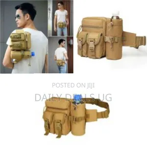 Outdoor Sling Bag With a Water Bottle Holder