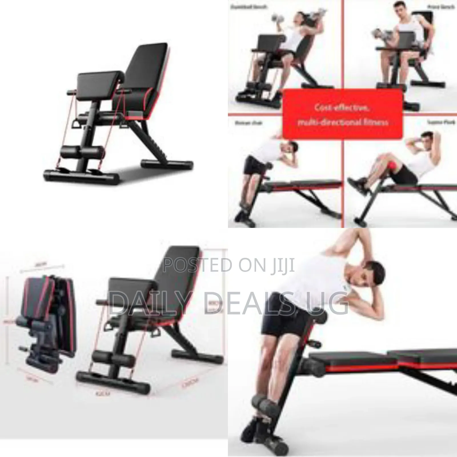 All-in-One Adjustable Multi-Function Workout Bench With Resistance
