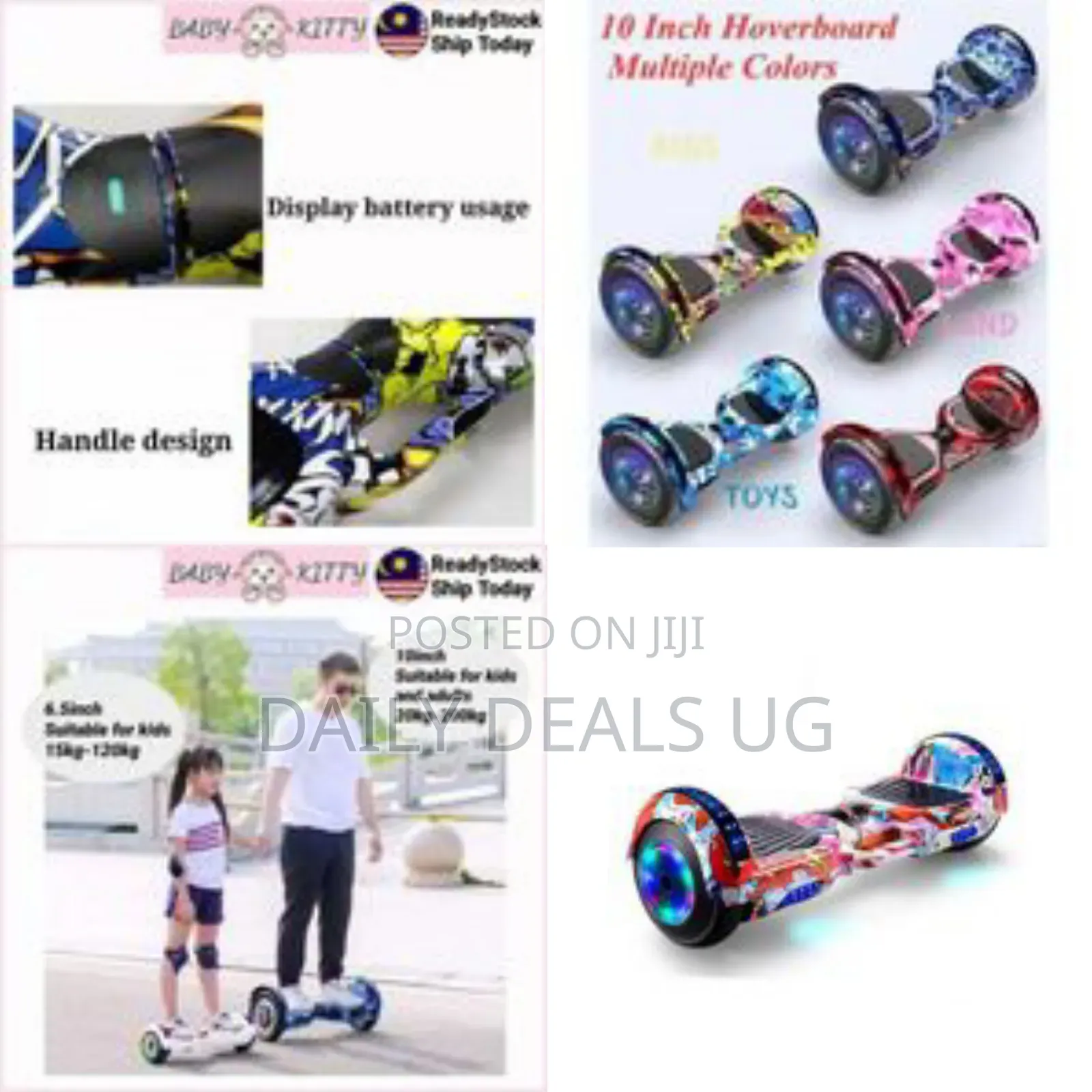 Dynamic Led Light-Up Hoverboard - Multicolor
