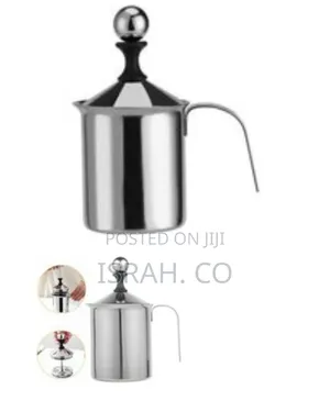 Stainless Steel Manual Milk Frother / Foamer - Multicolor