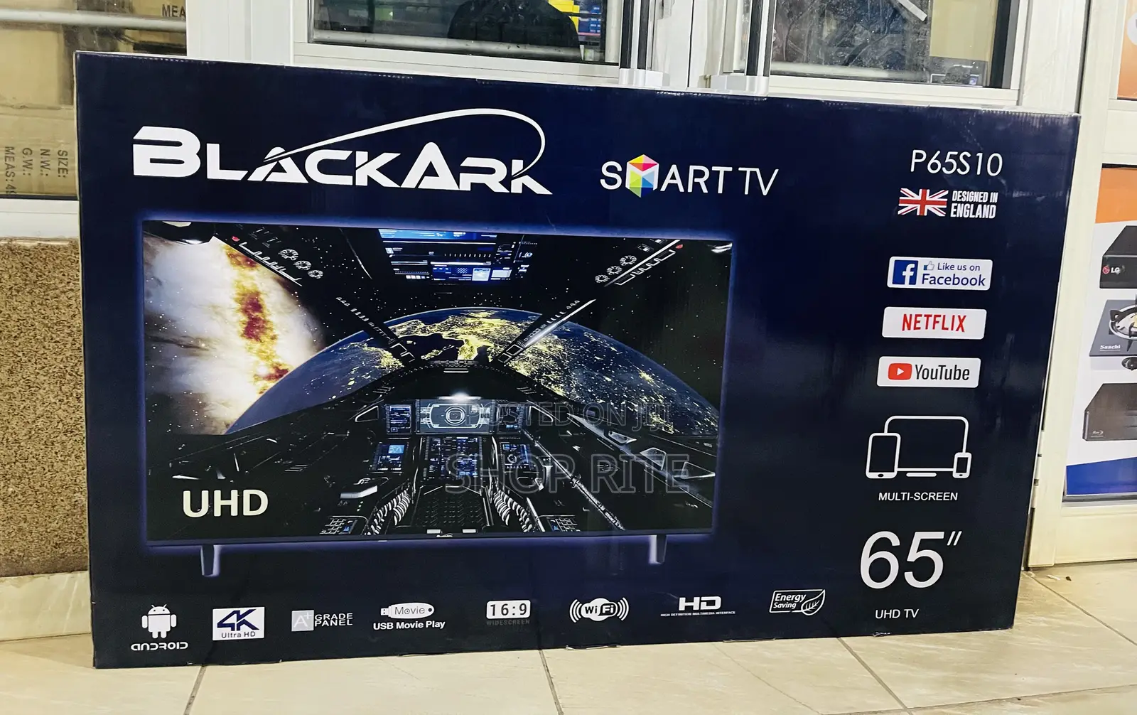 Blackark 65 Inches Smart TVS Android 4 K