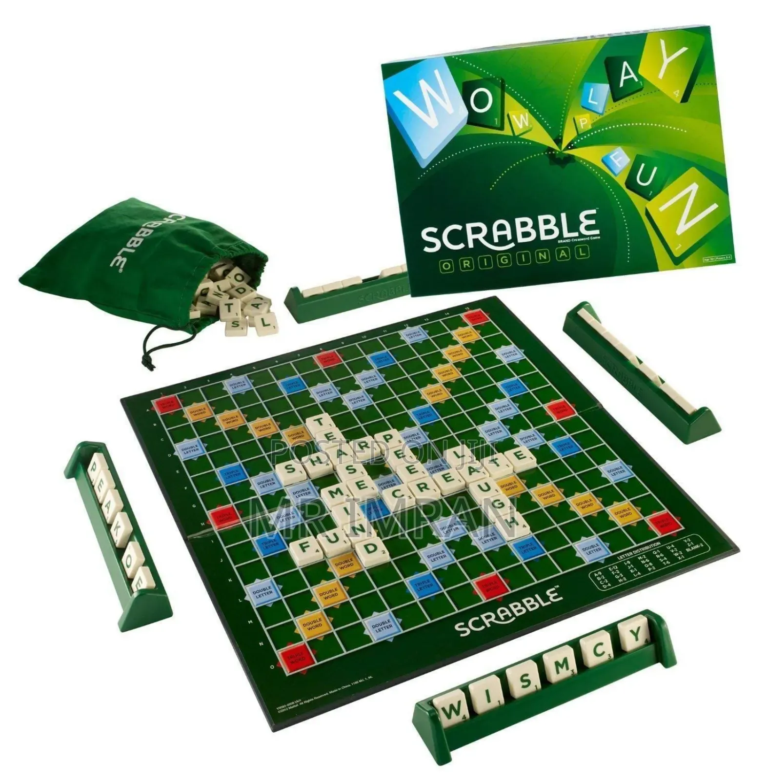 Scrabble Original Game Board