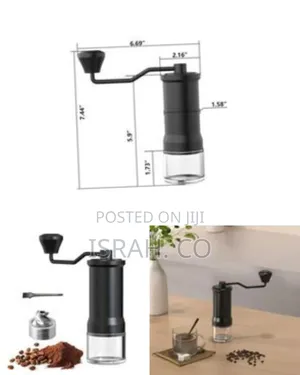 Premium Manual Coffee Grinder With Adjustable Ceramic Burrs
