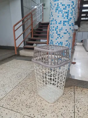 Cream Plastic Loundary Baskets Plastic Loundary Baskets