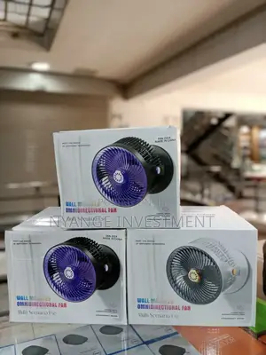 Wall Fan. Wall Mounted Omnidirectional Fan.