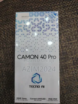 New Tecno Camon 40 Pro 256 GB Blue