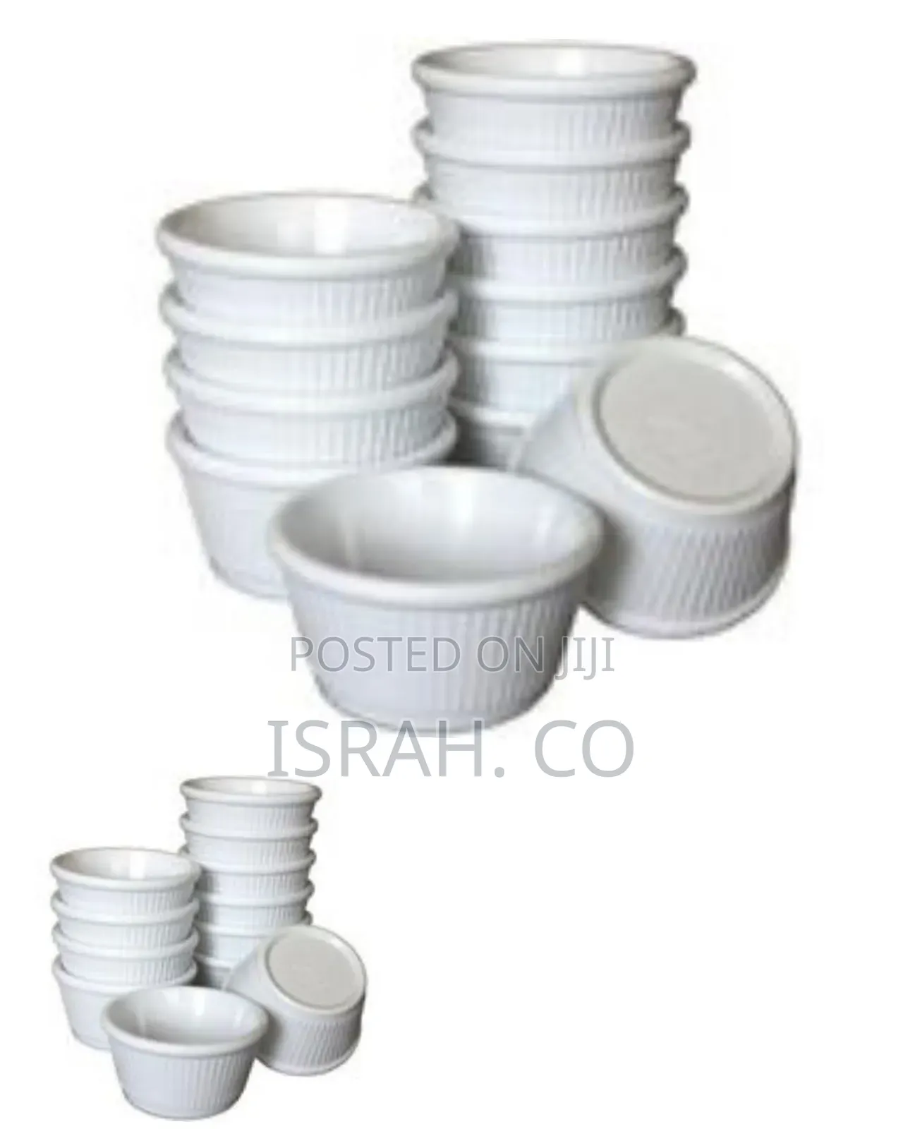 Versatile Ceramic Ramekins / Dipping Bowls (Set of 12)
