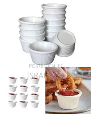 Versatile Ceramic Ramekins / Dipping Bowls (Set of 12)