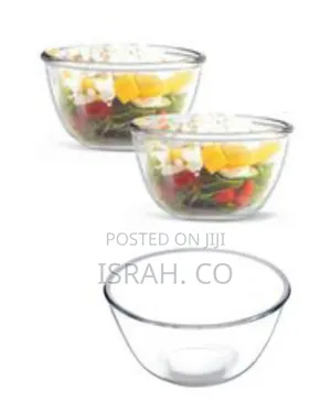 Durable Glass Prep Serving Bowls