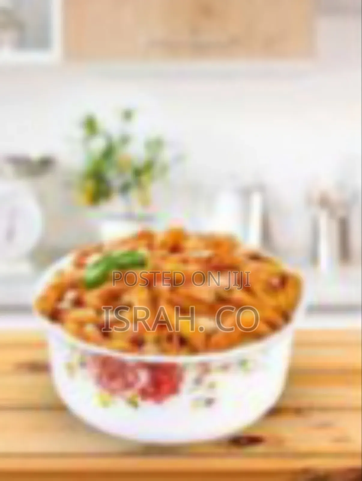 Elegant Floral Design Food Storage Bowl Set