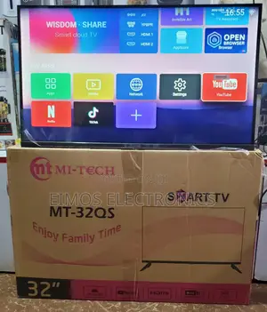 Mitech 32" Digital Smart Frameless TVS
