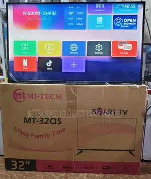 32 Inch Mitech Smart Wifi TVS