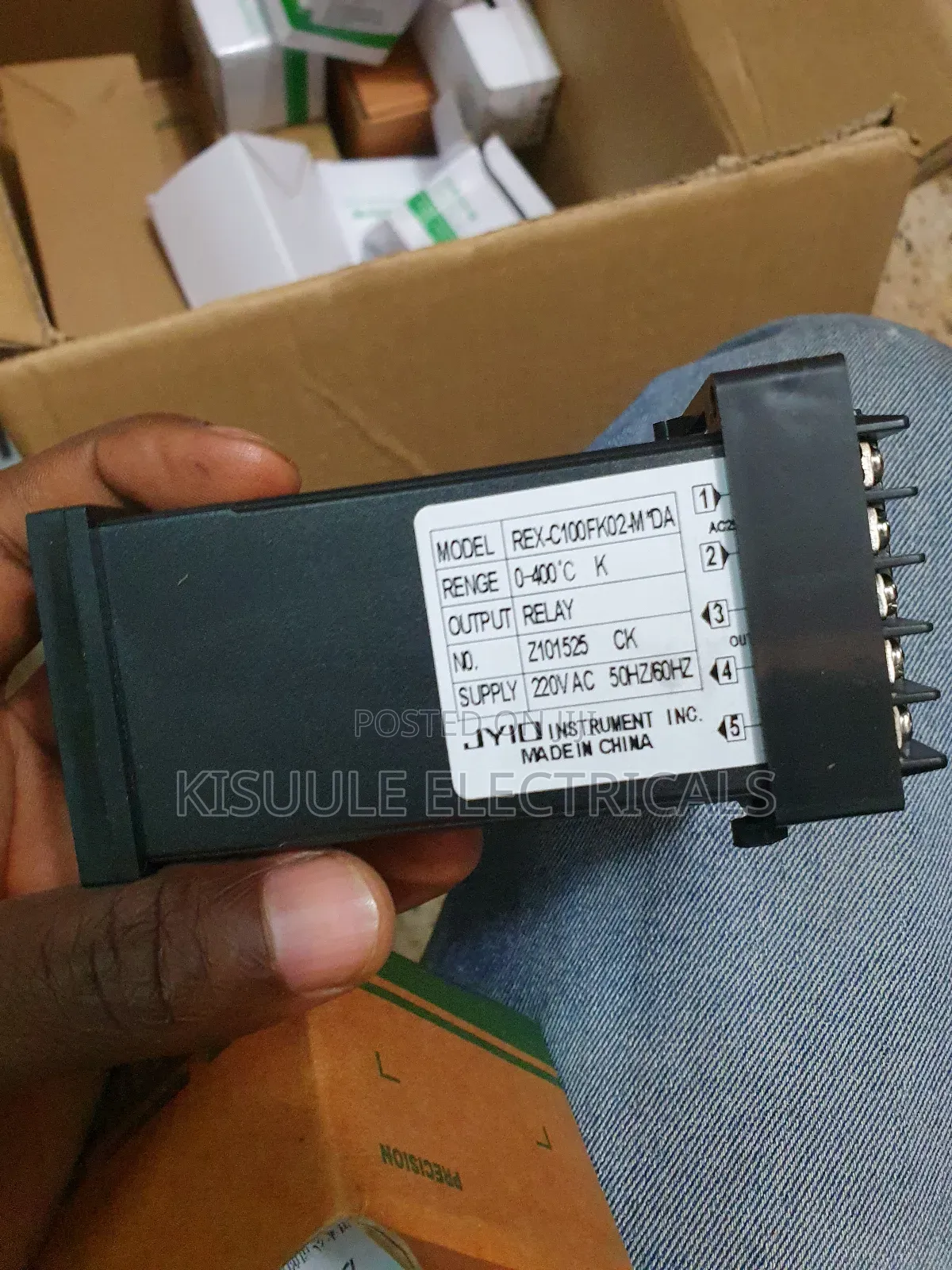 Temperature Controllers Thermostat C-100 48x48mm Surface Frame