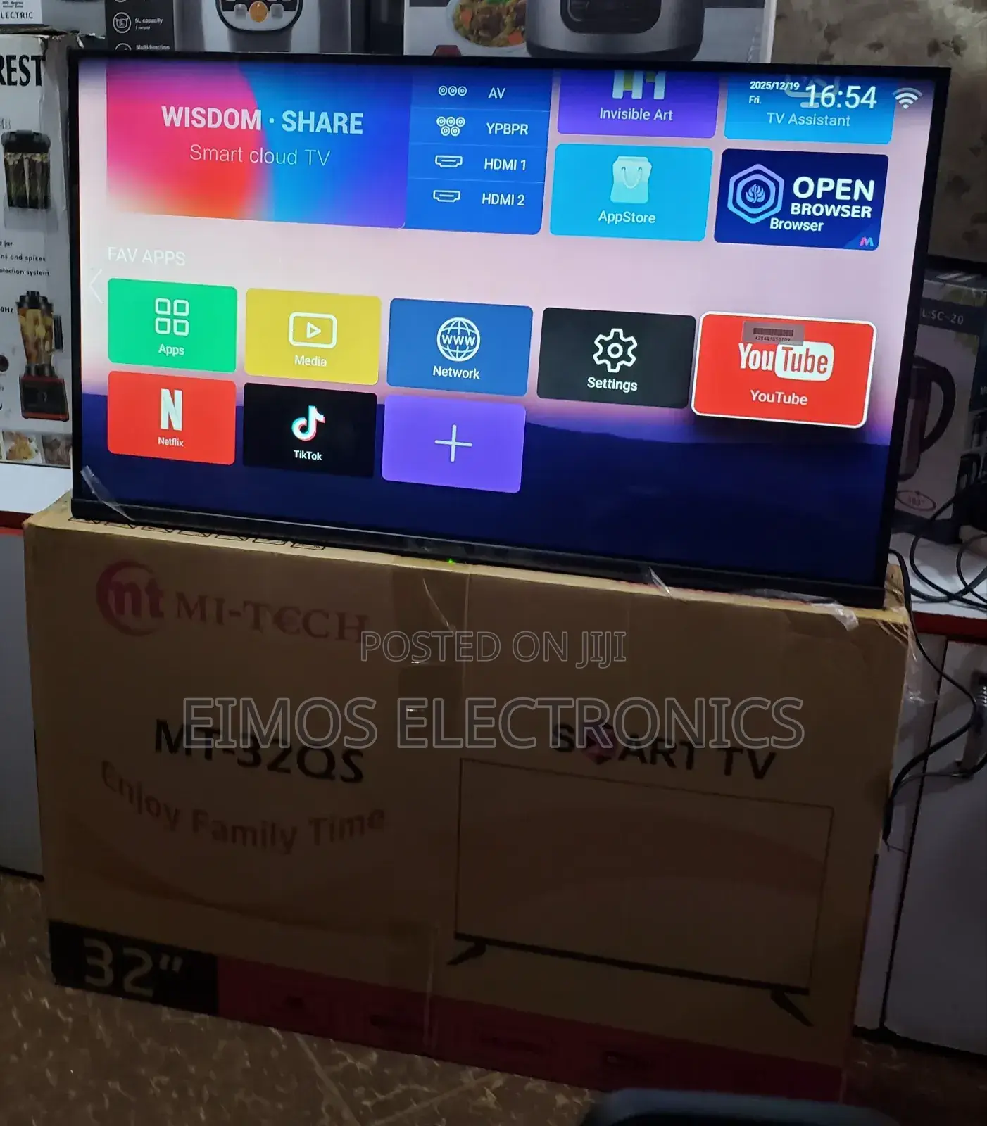 Mitech Smart TVS 32 Inch Frameless