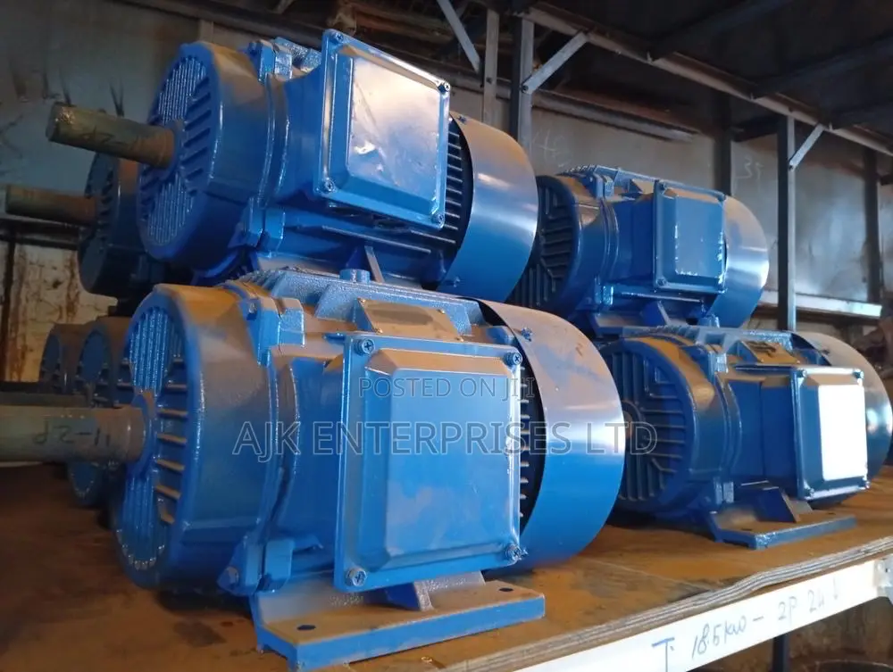 Three Phase and Single Phase Motors Available in All Sizes