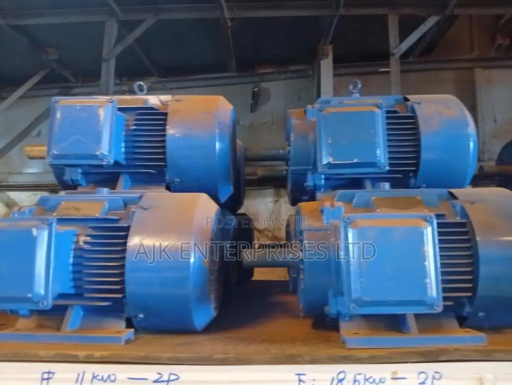 Three Phase and Single Phase Motors Available in All Sizes