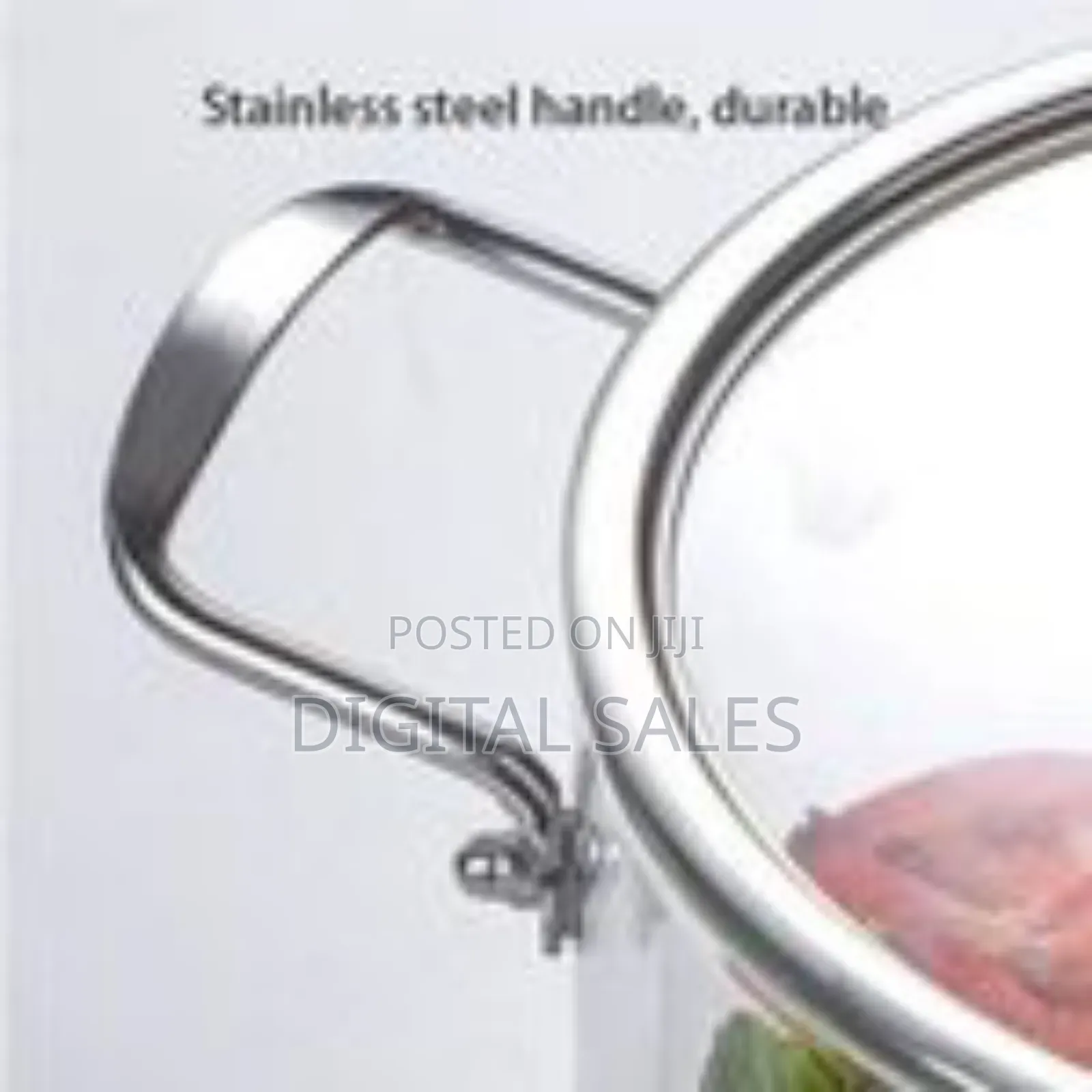 Elegant Clear Glass Stockpot / Cooking Pot