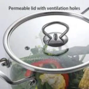 Elegant Clear Glass Stockpot / Cooking Pot