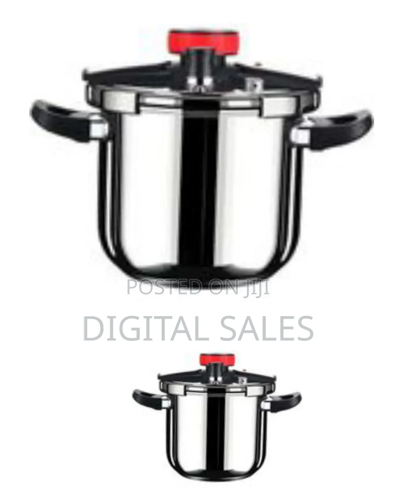 Stainless Steel Knob Type Pressure Cooker