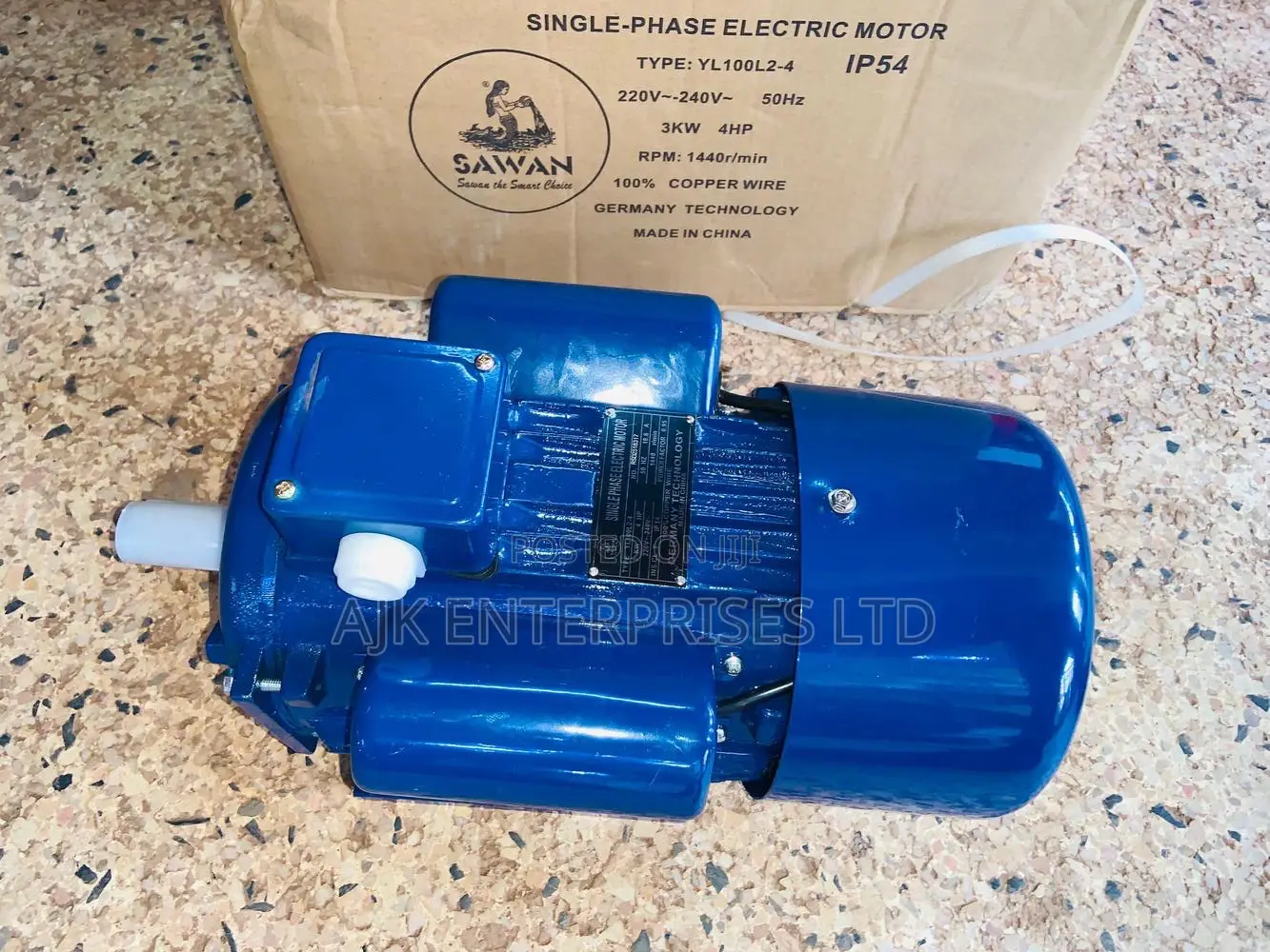 Single Phase 4hp Normal Speed Motor