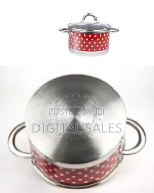 Stylish Polka Dot Cooking Pot Set (Set Of 4)