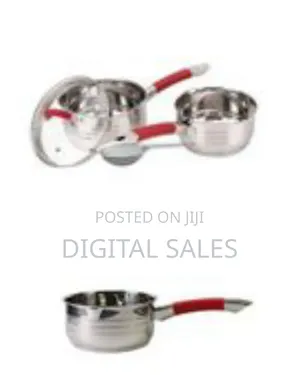 4-Pc Stainless Steel Milk Pan and Sauce Pan Set - Multicolor