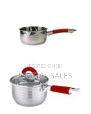4-Pc Stainless Steel Milk Pan and Sauce Pan Set - Multicolor