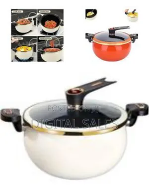 Stylish Modern Casserole Pot / Stockpot With Tempered Glass Lid